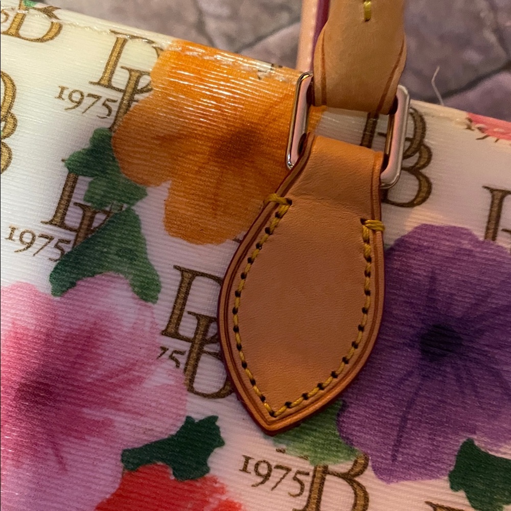 Dooney & Bourke Multicolor Floral Tote - Picture 16 of 17